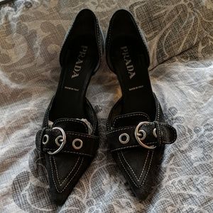 Vintage Prada Kitten Heels
